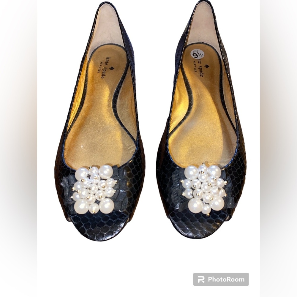 Kate Spade Peep toe flats